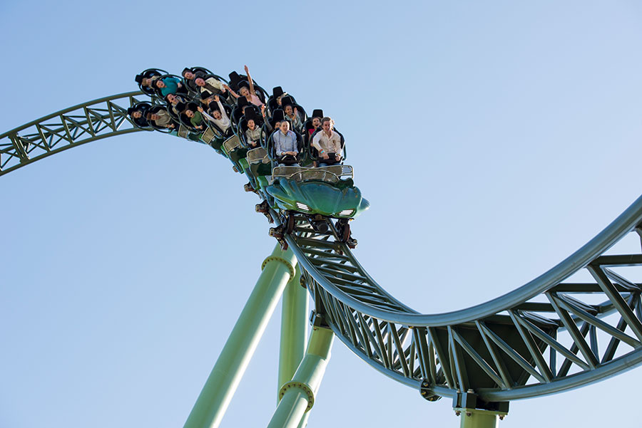 Liseberg med familjen